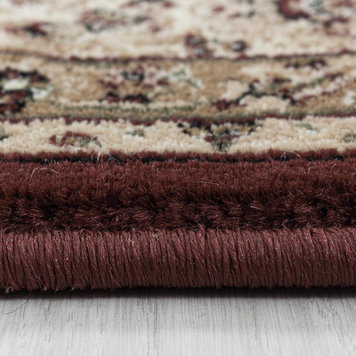 TEPPICH Kurzflor GEISLER in Rot, orientalisch, aus Polypropylen, 80 x 150 cm - Rot, Textil (150/80cm) - KADIMA DESIGN