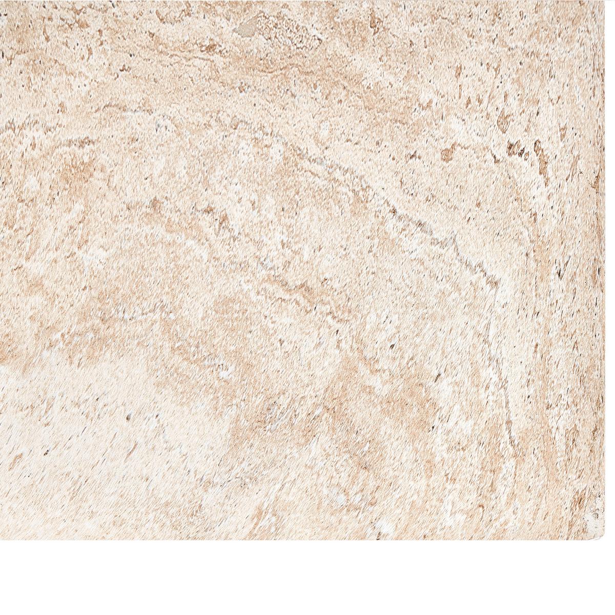 COUCHTISCH 90/66 cm Travertinoptik Nobres - Beige, Keramik (90/66/30cm) - Beliani