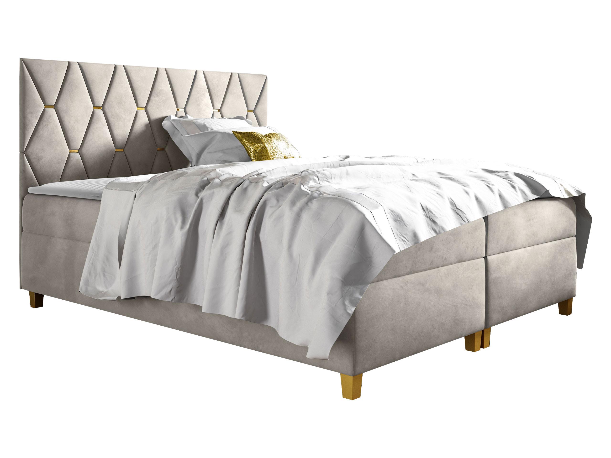 BOXBETT Inez - H3 - Kaschmir, Holz (160/200cm) - MIRJAN24