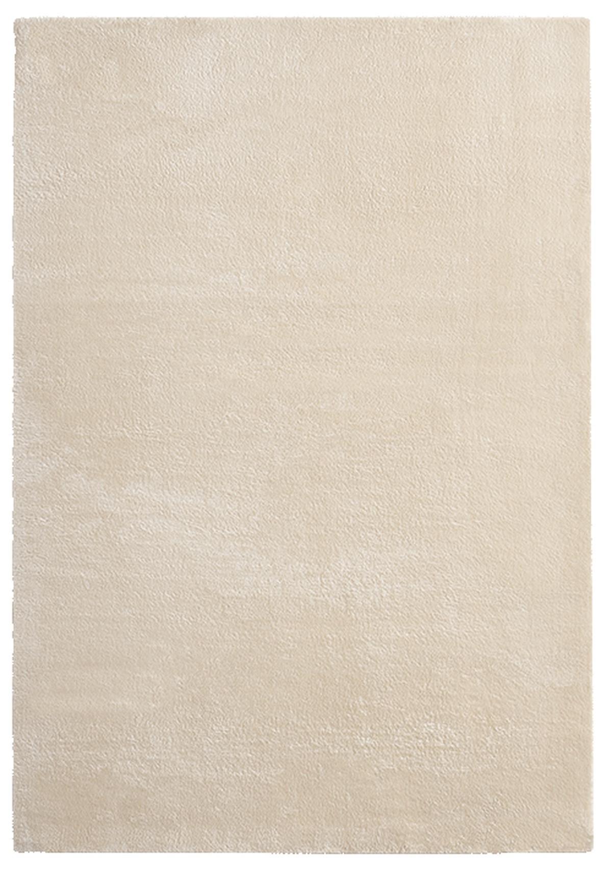HOCHFLORTEPPICH Antirutsch Uni ALDAN Polyester Beige 240 x 340 cm - Beige, Textil (240/340cm) - KADIMA DESIGN