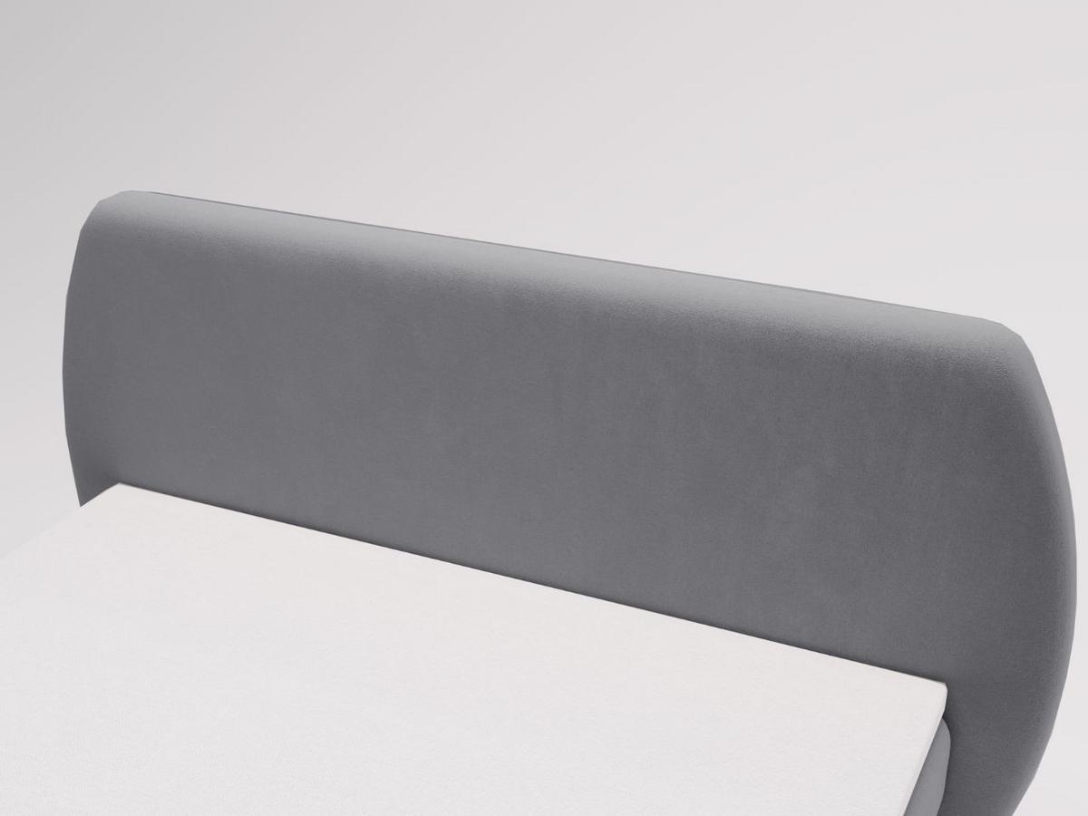 BOXBETT Bogota 160x200 Dunkelgrau - Dunkelgrau, Holz/Textil (160/200cm) - Graingold