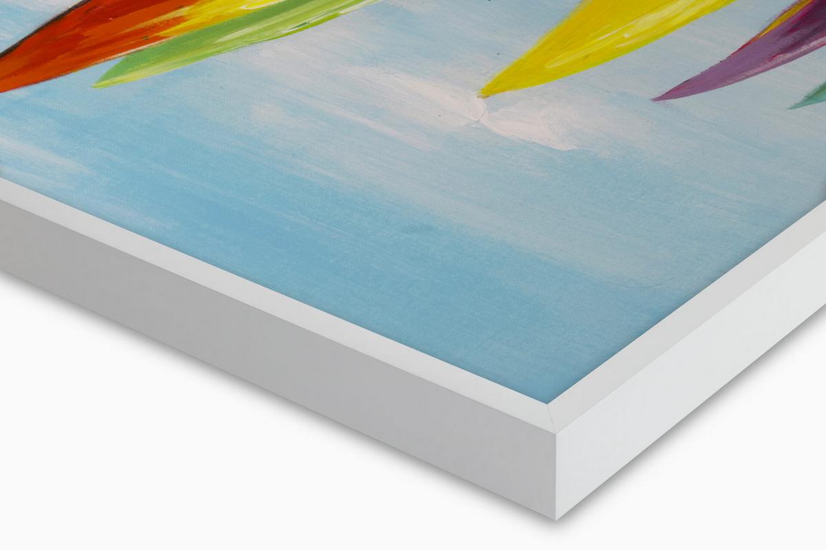 ÖLGEMÄLDE 120/60 cm - Blau/Multicolor, Holz/Textil (120/60cm) - KUNSTLOFT