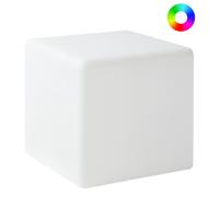 LED-LAMPE Weiß Lagarto - Weiß, Kunststoff (39/39/39cm) - Beliani