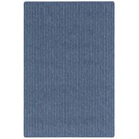 STREIFENBERBER TEPPICH MARTA - Blau, Textil (80/160cm) - Snapstyle