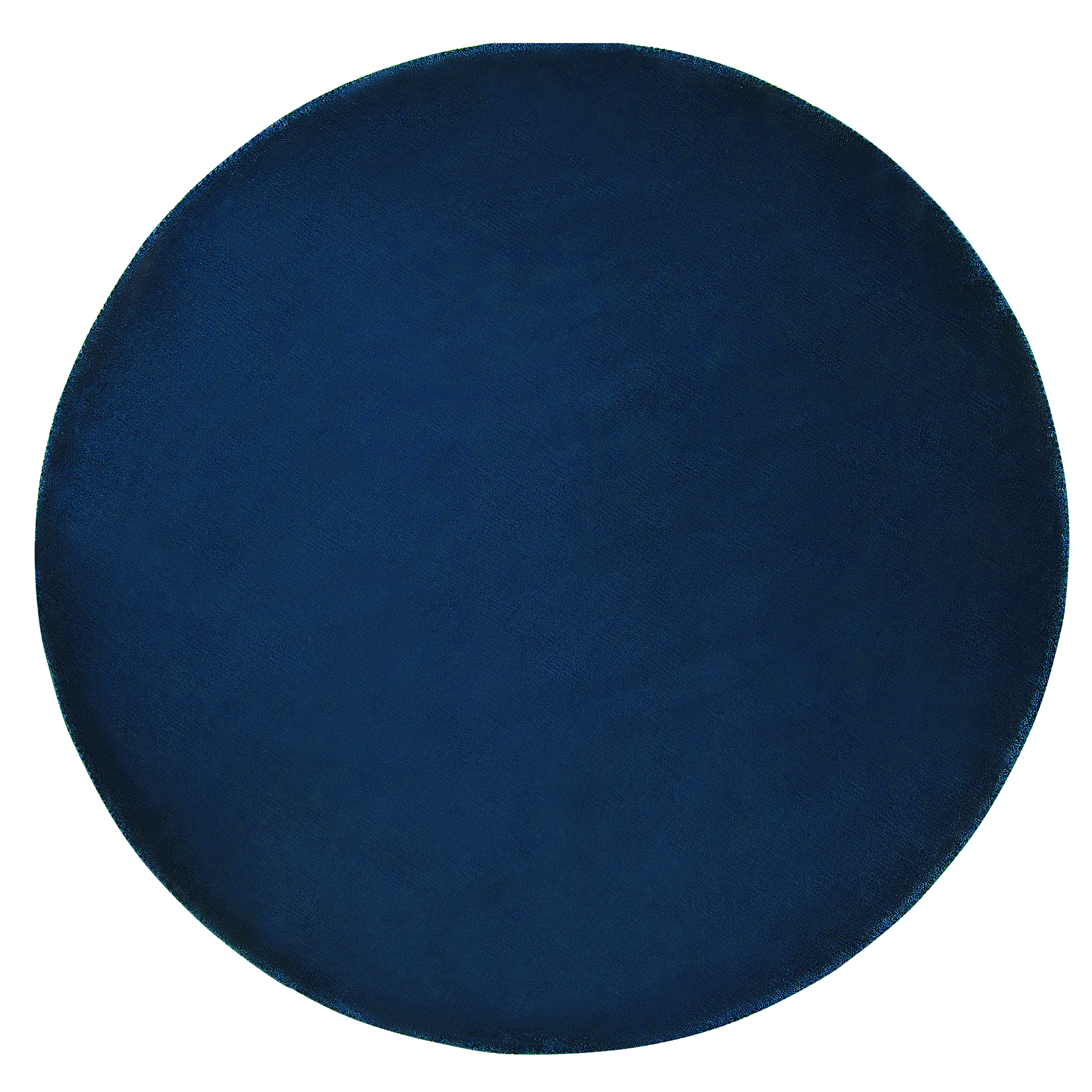 KURZFLOR-TEPPICH Gesi II 140/140 cm - Blau, Naturmaterialien (140/140cm) - Beliani