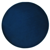 KURZFLOR-TEPPICH Gesi II 140/140 cm - Blau, Naturmaterialien (140/140cm) - Beliani