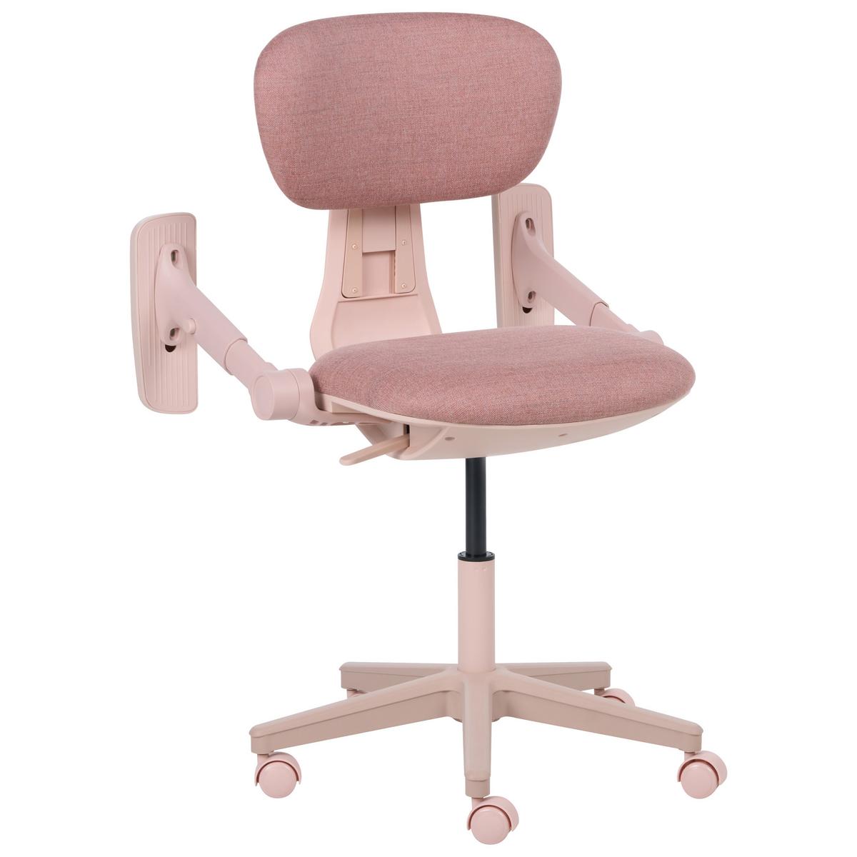 BÜROSTUHL Stoff Rosa Core - Pink, Textil (68/88/68cm) - Beliani