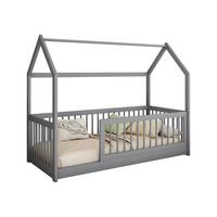 HAUSBETT Greta 90 - Grau, Holz (90/200cm) - MIRJAN24