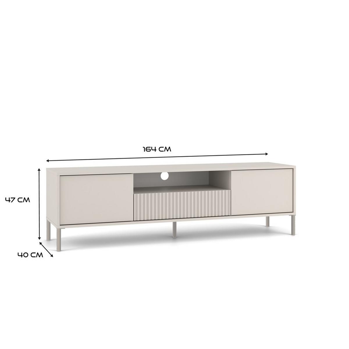 LOWBOARD Kaschmir 164/47/40 - Kaschmir, Holzwerkstoff (164/47/40cm) - RAUMHIRSCH FURNITURE