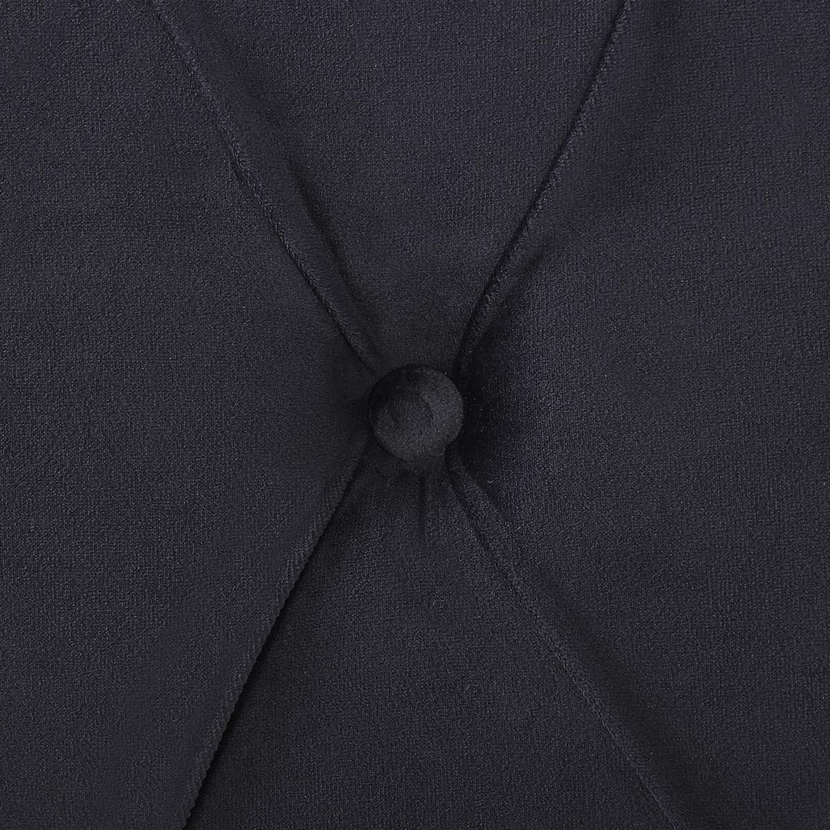 BETT 160/200cm Schwarz Avallon - Schwarz, Textil (160/200cm) - Beliani