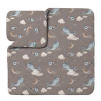 BABY Bambus-Bettwäsche Wale - Braun, Textil (75/75cm) - waldin