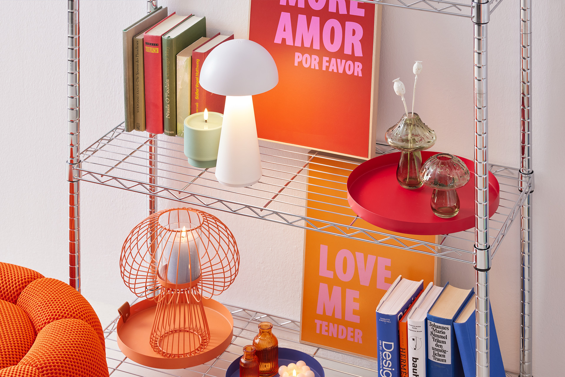 Látványkép a Pop up mushroom inspiráció színeiben