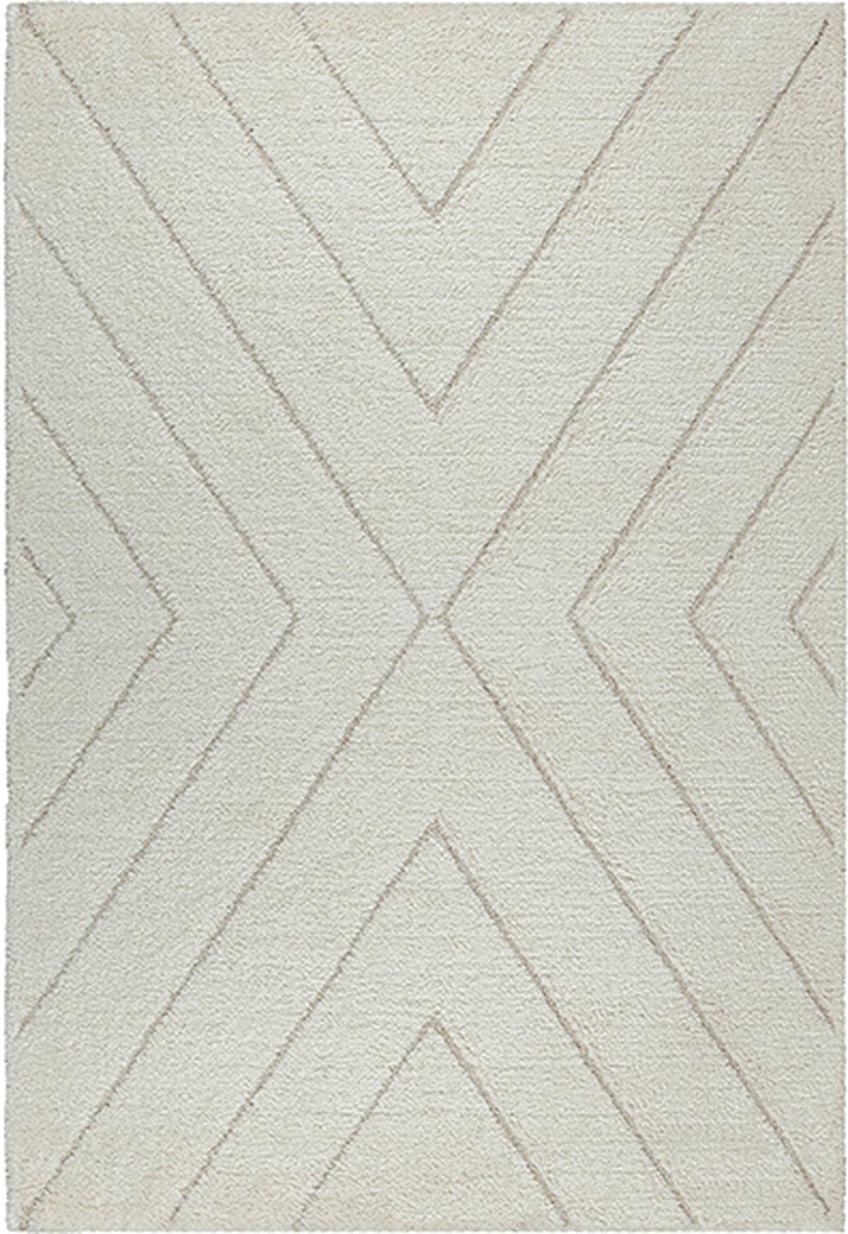 HOCHFLORTEPPICH Berber ATRIO Polypropylen Creme 160 x 230 cm - Beige, Textil (160/230cm) - KADIMA DESIGN