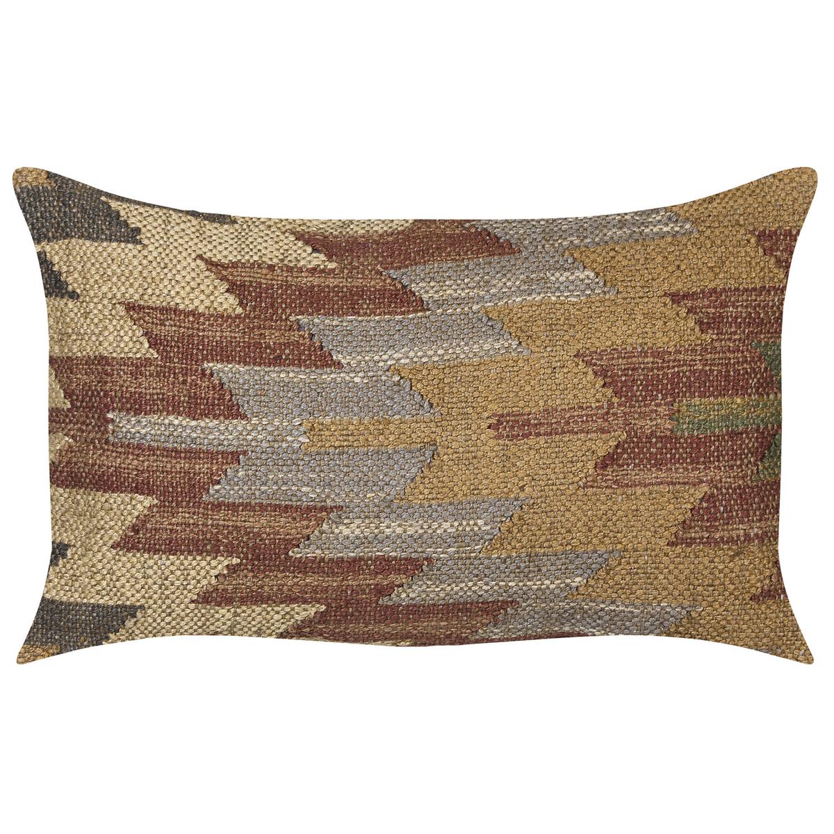 DEKOKISSEN 2er-Set Bunt 30/50 cm Deepor - Multicolor, Naturmaterialien (30/50cm) - Beliani