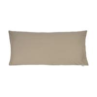 KISSENHÜLLE BasicSoft plaza-taupe 100% Baumwoll-Jersey 40/80 cm - Taupe, Textil (40/80cm) - beties Heimtextil