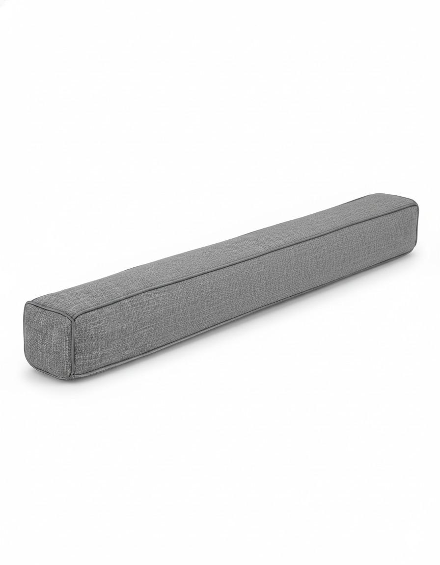 ZUGLUFTSTOPPER Levante OM 6,5x100cm Grau - Grau, Textil (6/100cm) - Beautissu 