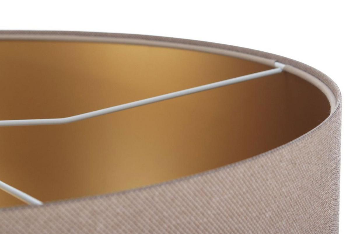 HÄNGELEUCHTE Beige 50/25 cm - Beige/Braun, Kunststoff (50/0.8/25cm) - ONZENO