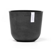 BLUMENTOPF Oslo Mini 19/16,5 cm Dunkelgrau - Dunkelgrau, Kunststoff (19/16.5cm) - Ecopots