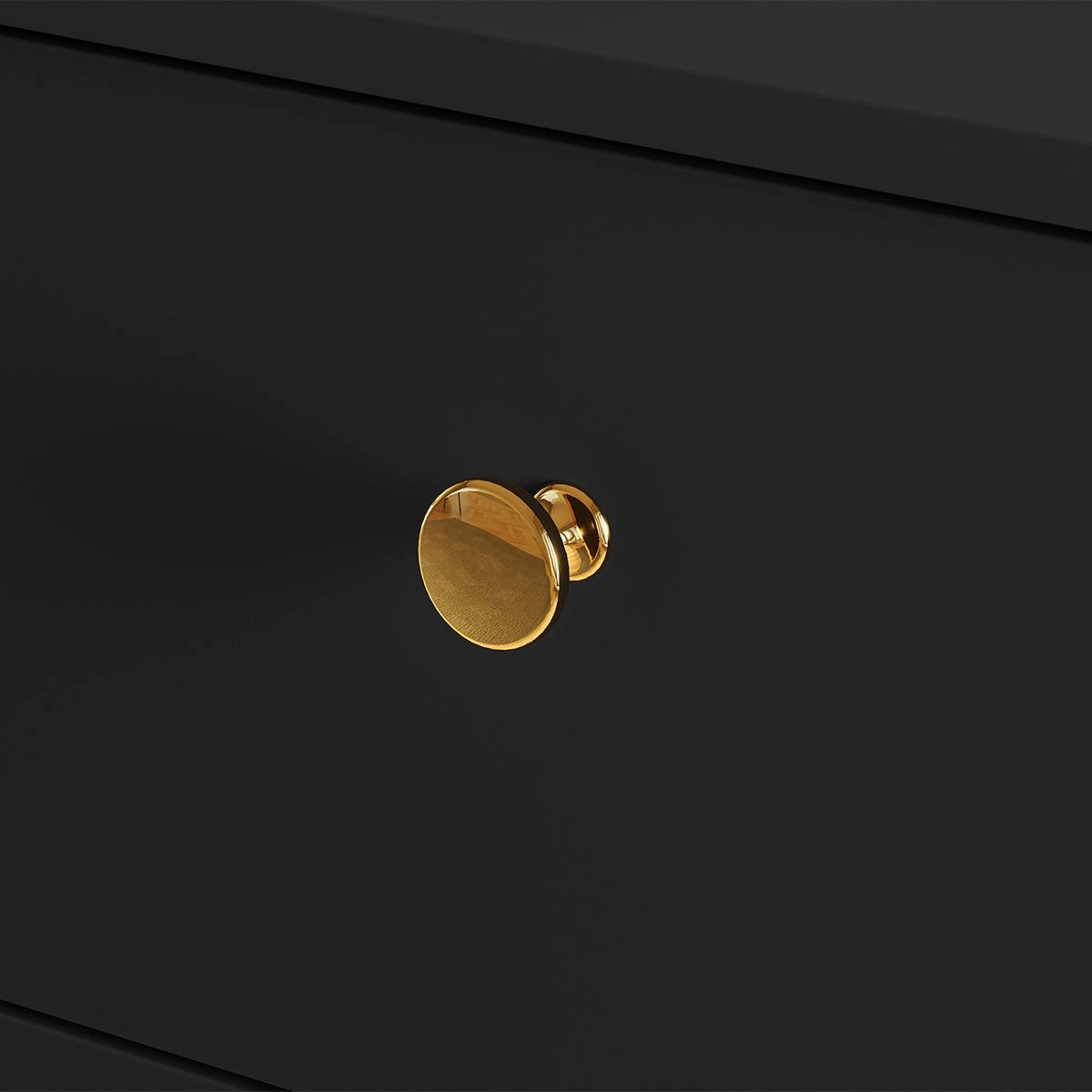 SIDEBOARD Manoé Schwarz - Schwarz, Holzwerkstoff (160/85/40cm) - Petits-meubles