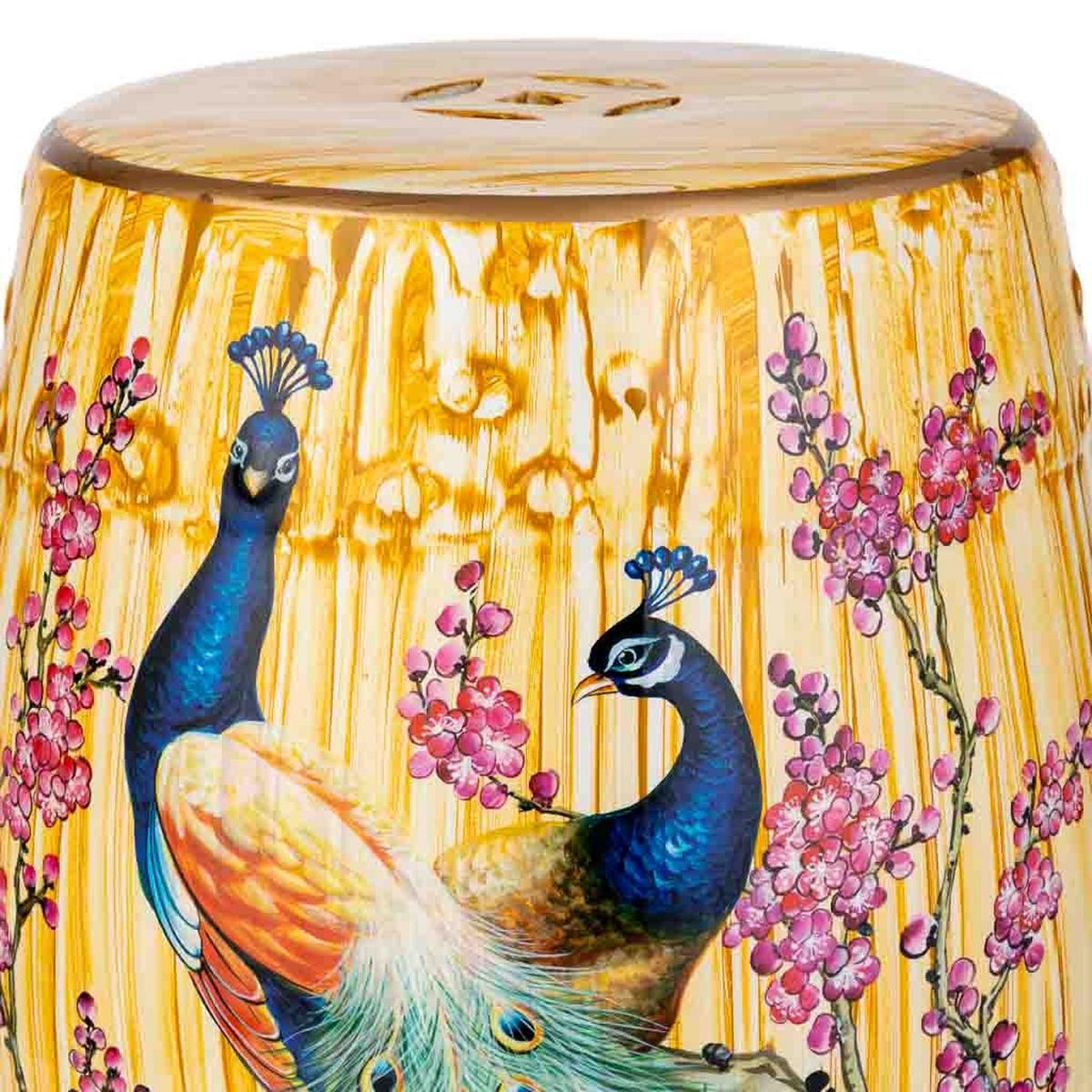 HOCKER, 33x45cm - Multicolor, Keramik (33/44.5/33cm) - Wanderlust