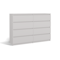 KOMMODE Weiß 138/97/40 - Weiß, Holzwerkstoff (138/97/40cm) - RAUMHIRSCH FURNITURE