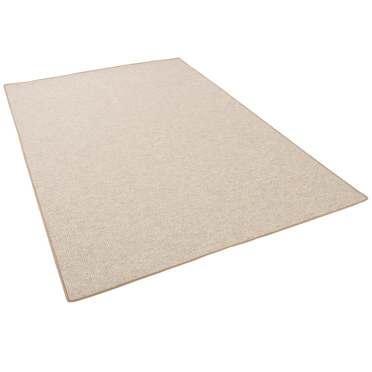 SISAL-OPTIK DESIGNER FLACHGEWEBE TEPPICH PURE MELIERT - Beige, Textil (160/160cm) - Snapstyle