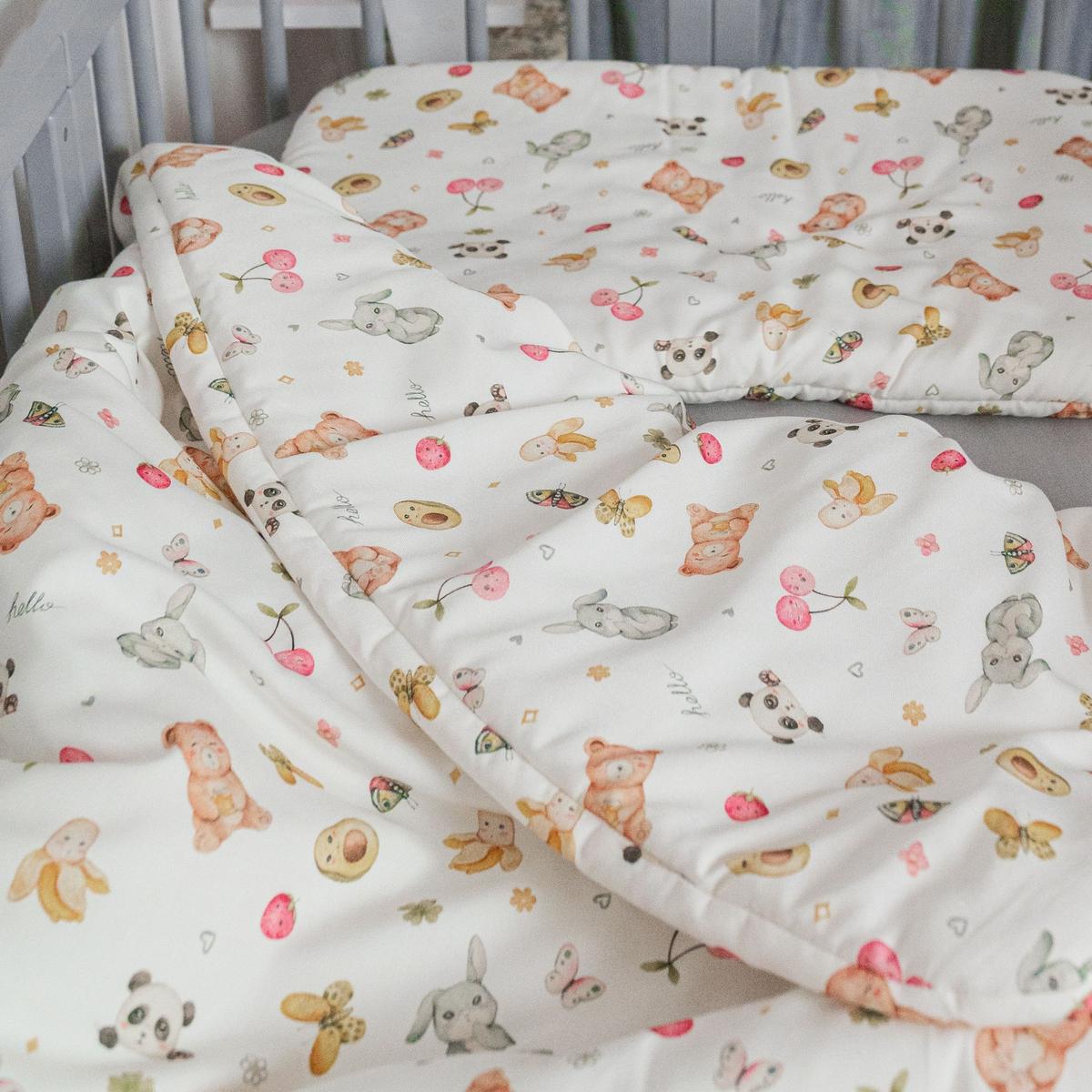 BABY Bambus-Bettwäsche Candycute - Weiß, Textil (75/75cm) - waldin