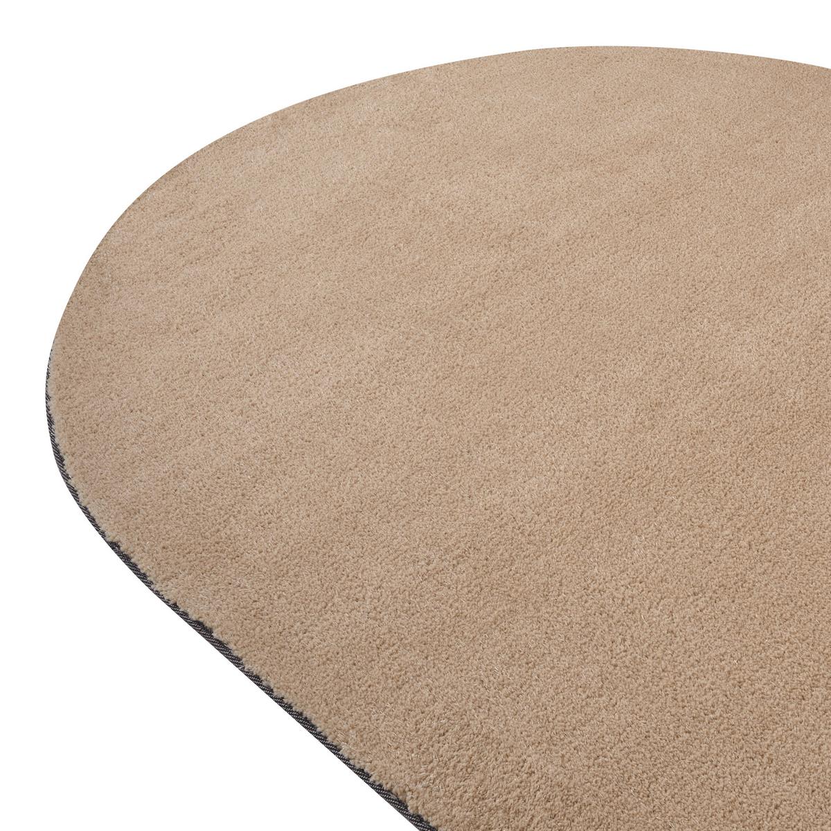 SHAGGY-TEPPICH Sandbeige 160/230 cm Demre - Sandfarben/Beige, Textil (160/230cm) - Beliani