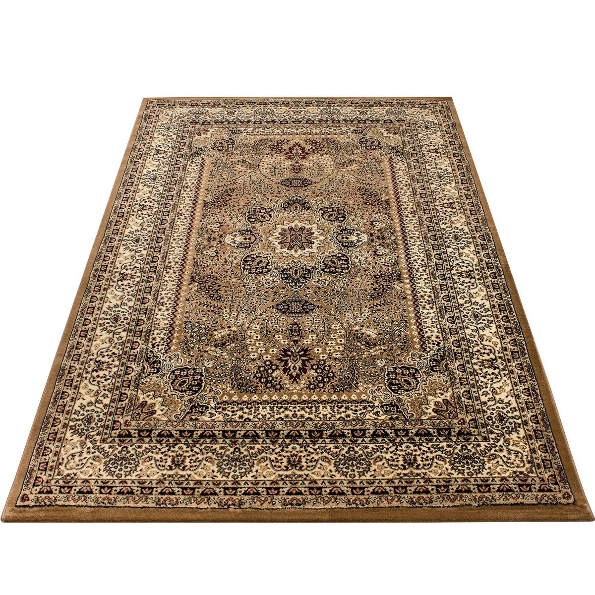 TEPPICH Kurzflor TANNHEIM in Beige, orientalisch, 120 x 170 cm - Beige, Textil (170/120cm) - KADIMA DESIGN
