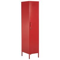 GARDEROBENSCHRANK rot Frome - Rot, Metall (38/185/50cm) - Beliani