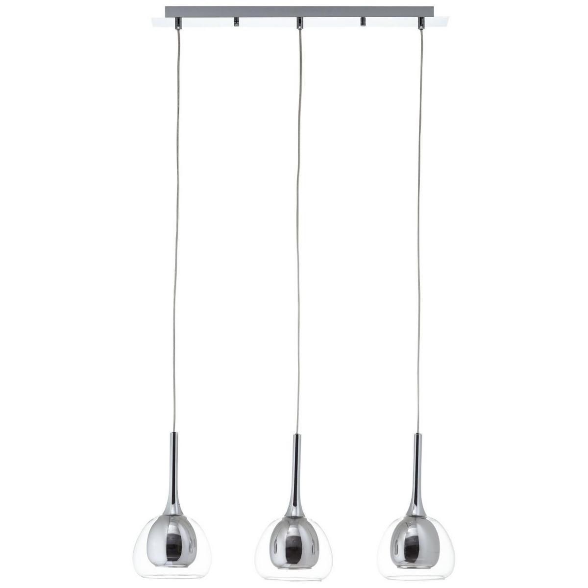 PENDELLEUCHTE Hadan 85573/20 - Chromfarben, Metall (16/66/120cm) - Brilliant