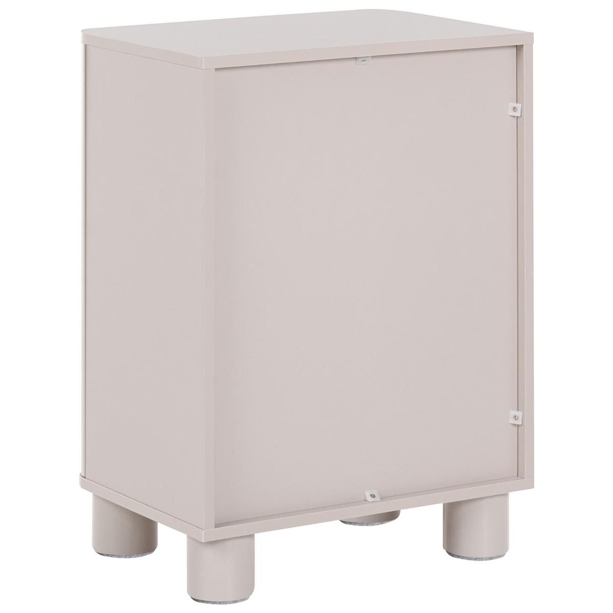 NACHTTISCH Beige Tomingley - Beige, Holz/Holzwerkstoff - Beliani