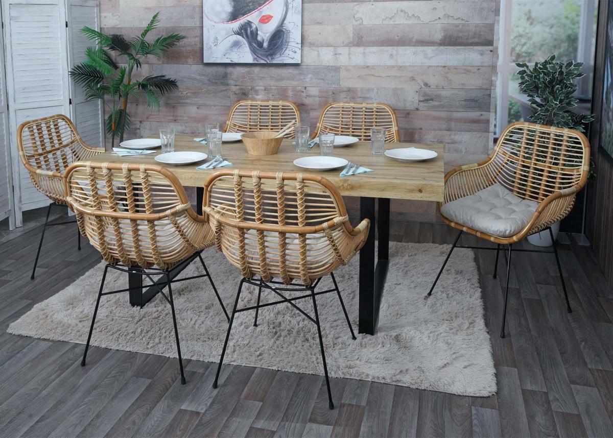 ESSZIMMERSTUHL Braun, Cremeweiß - Creme/Braun, Holz (66/93/58cm) - MCW
