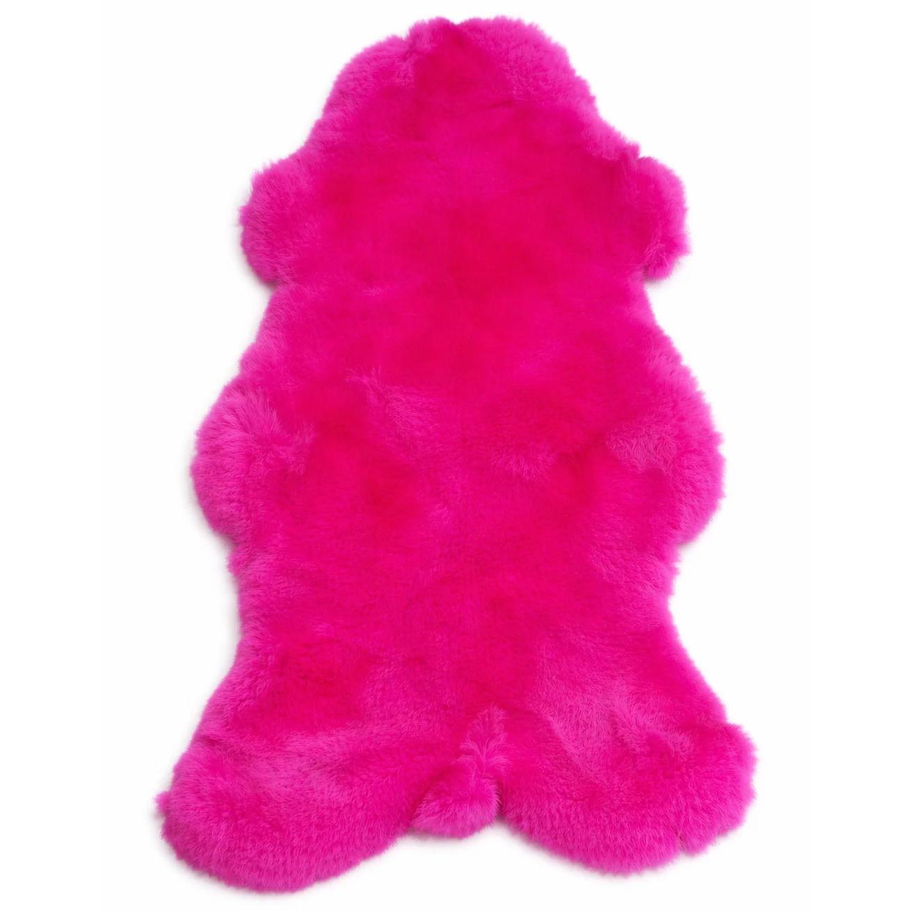 SCHAFFELL Premium Merino Lammfell Pink geschoren ca. 125 cm - Pink, Fell (70/125cm) - Provellus