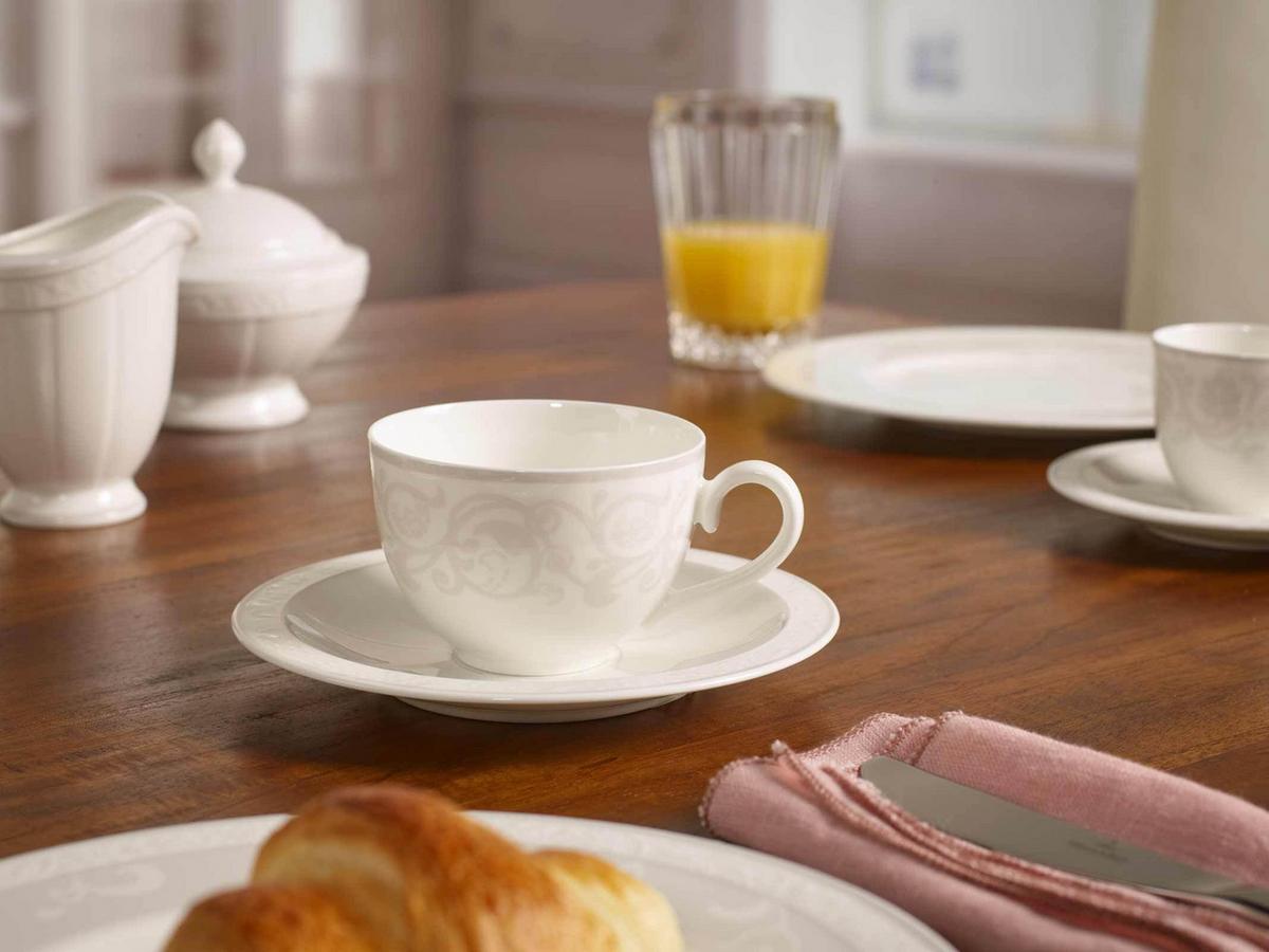 KOMBISERVICE Gray Pearl weiß 30-tlg. - Weiß, Keramik (2/2/2cm) - Villeroy & Boch