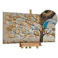ÖLGEMÄLDE 140/70 cm - Beige/Kupferfarben, Holz/Textil (140/70cm) - KUNSTLOFT