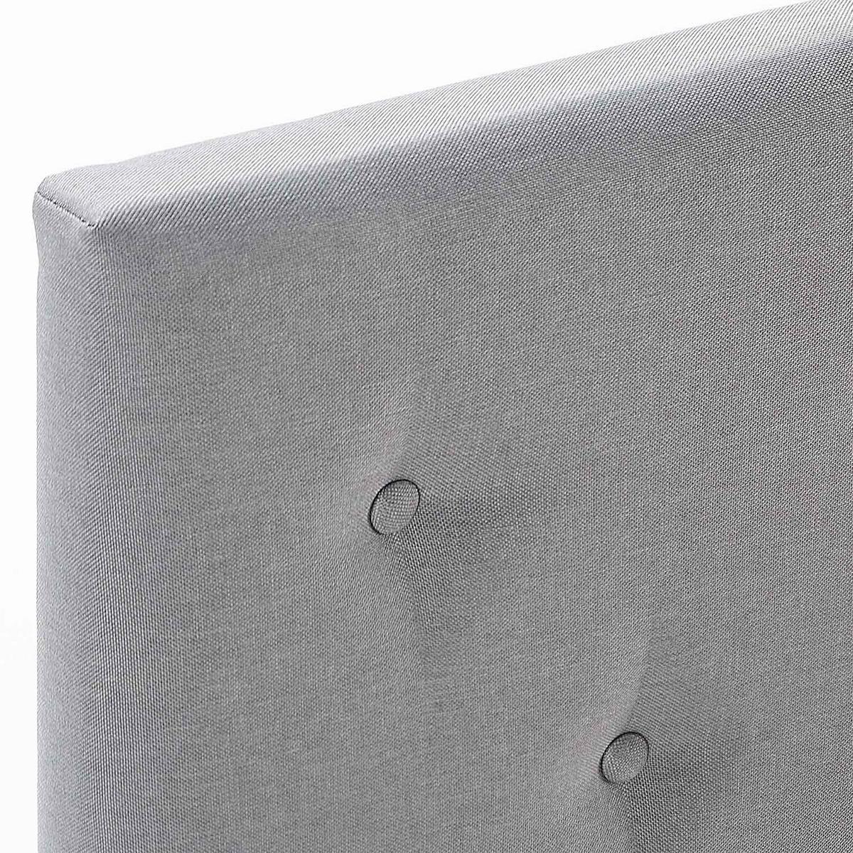 POLSTERBETT 150x190 cm Rosi, Hellgrau - Hellgrau, Textil (150/190cm) - VS Venta-stock