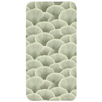 WC-VORLEGER Fächer - Blatt - Grün Toilettenvorleger 60x120 cm - Pastellgrün, Textil (60/1cm) - OnlyWow