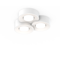 DECKENSTRAHLER Funkeldar 5.5/26.1/28 cm - Weiß, Metall (28/5.5/26.1cm) - ZMH