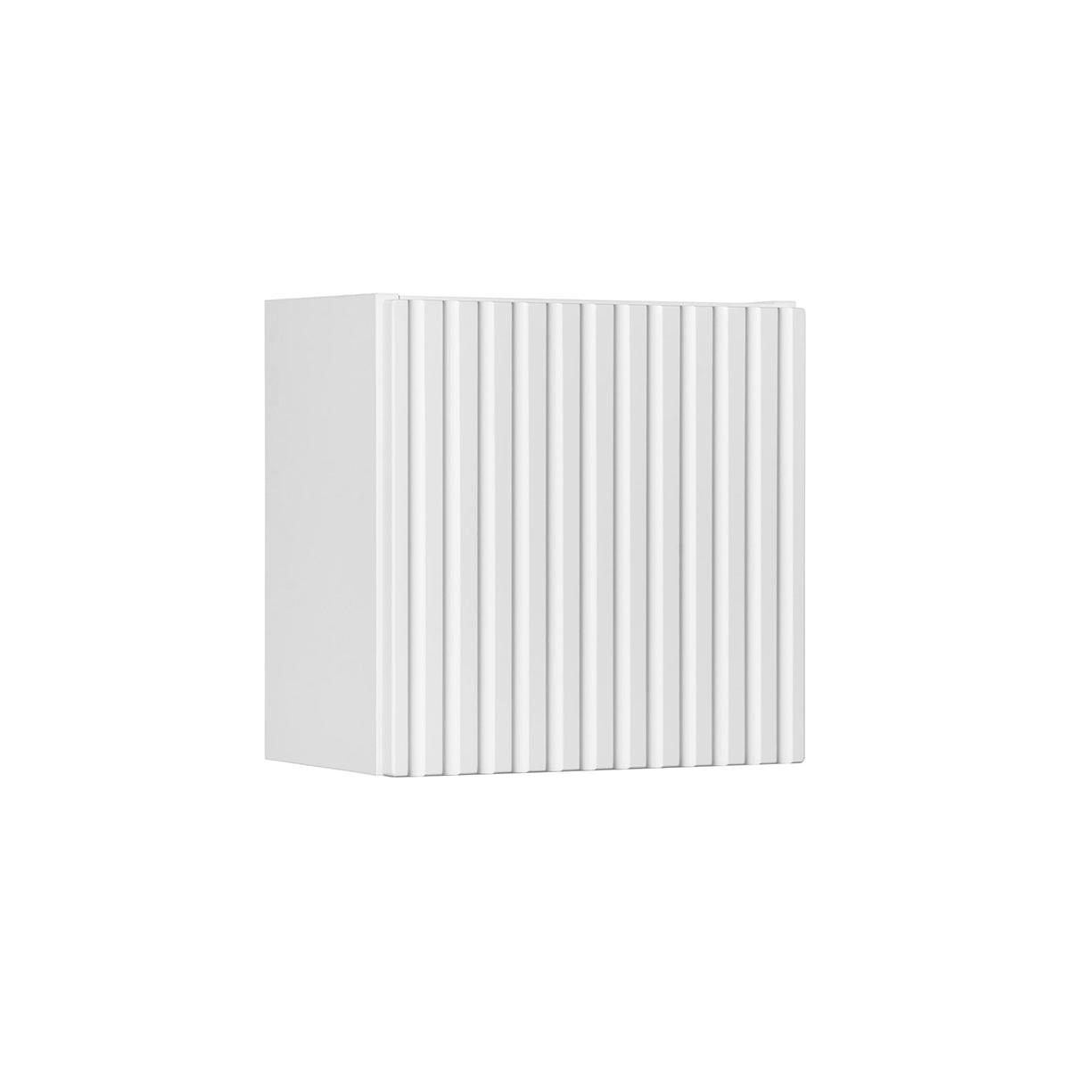 SCHRANK 1 Tür Riva Weiß - Weiß, Holzwerkstoff (30/30/19cm) - Petits-meubles