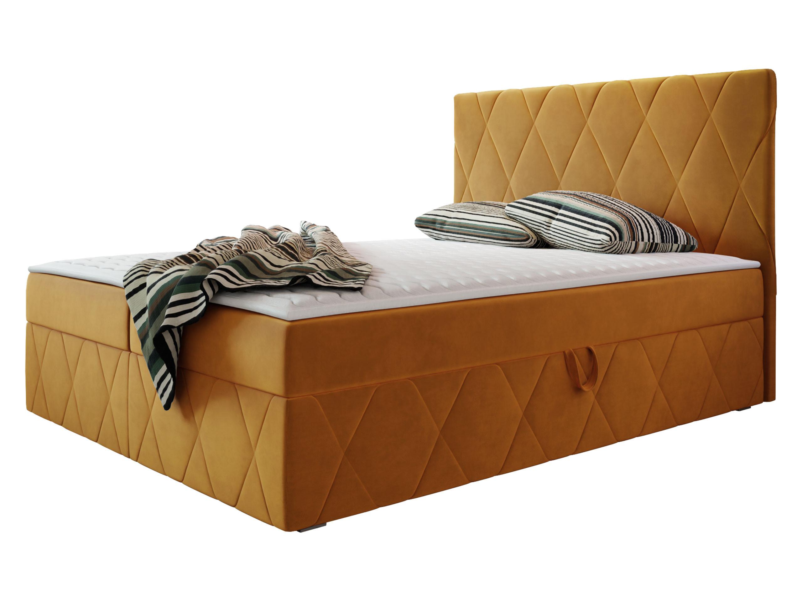 BOXBETT Simoti - H3 - Orange, Holzwerkstoff (160/200cm) - MIRJAN24