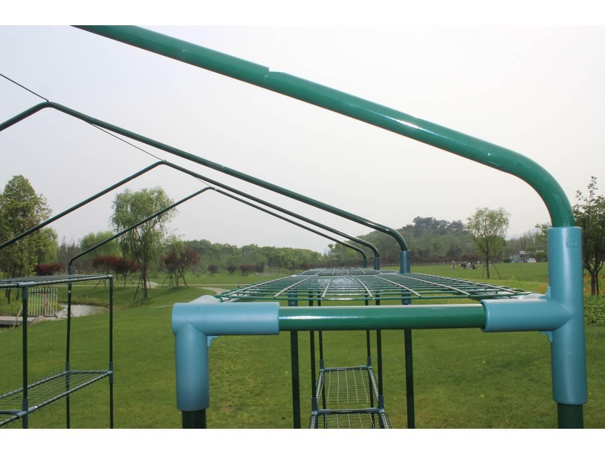 GEWÄCHSHAUSFOLIE serre tomate petunia- 4.4m² - 2.5 x 1.7 x 2.1 m Grün - Grün, Kunststoff (30/25cm) - Habitat Garten