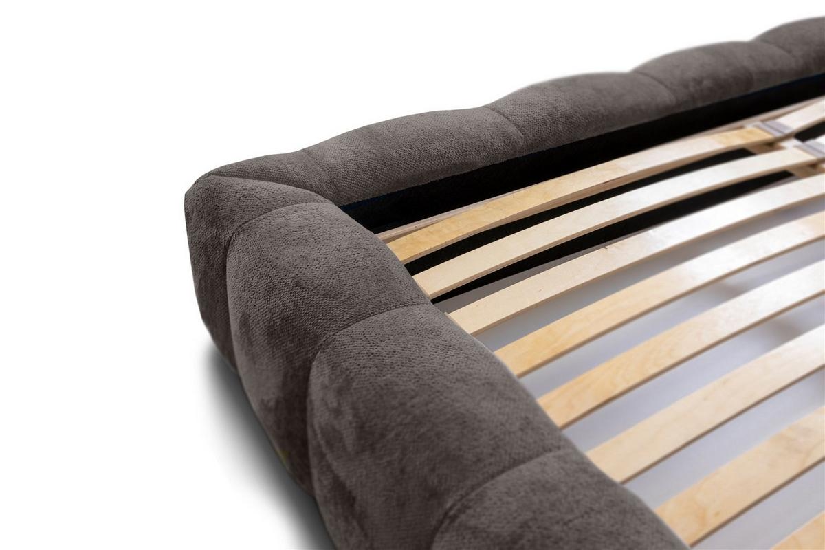 POLSTERBETT Hailey In Tender Way - Anthrazit, Holzwerkstoff/Textil (140/200cm) - Fun Möbel