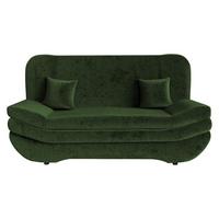 SCHLAFSOFA Weronika - Smaragdgrün/Schwarz, Holz/Kunststoff (200/95/90cm) - MIRJAN24