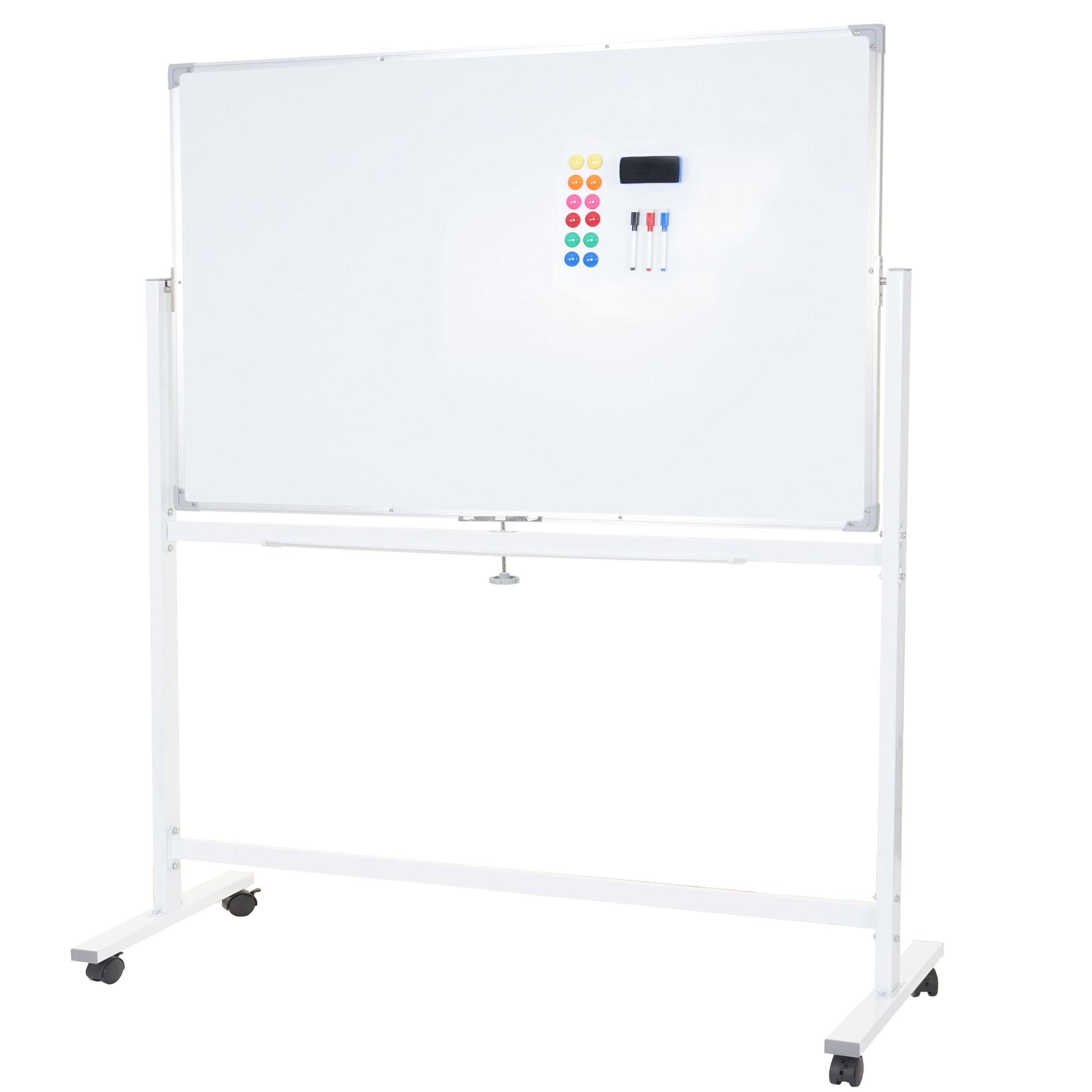 WHITEBOARD Weiß - Weiß, Metall (160/186/50cm) - MCW