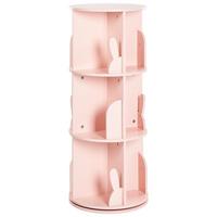 BÜCHERREGAL 94 cm Pastellrosa Caney - Pink, Holzwerkstoff (40/94/40cm) - Beliani