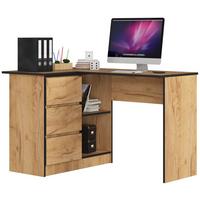 SCHREIBTISCH Eiche Craft 77/124/85 - Eiche San Remo, Holzwerkstoff (130/51/77cm) - RAUMHIRSCH FURNITURE