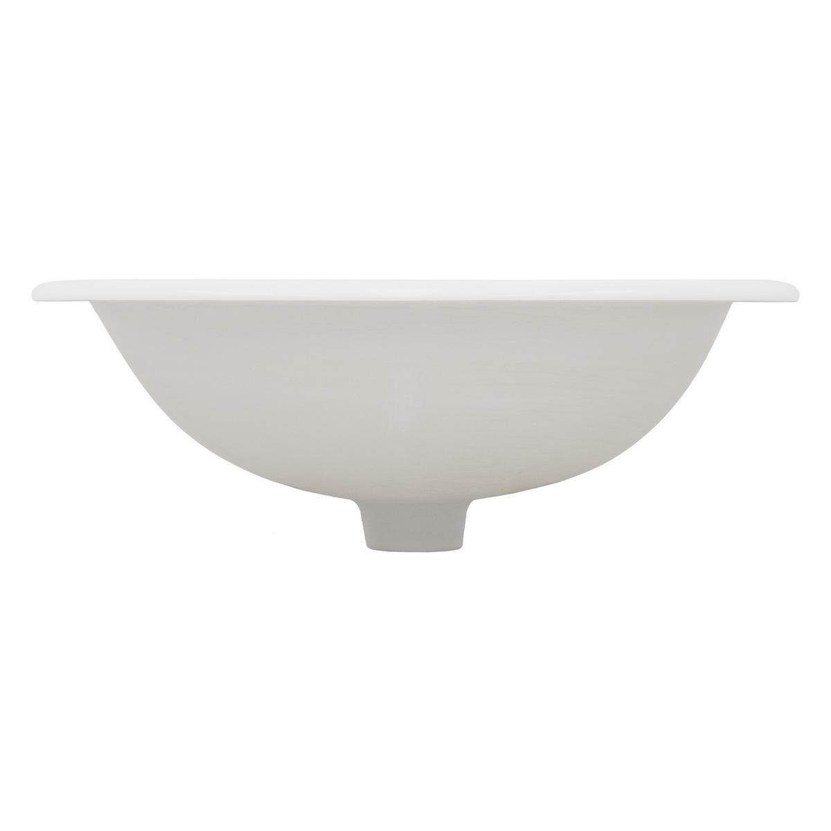 WASCHBECKEN - Weiß, Keramik (48.5/19.5/57cm) - ML-DESIGN