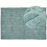 KURZFLOR-TEPPICH Sirnak 230/160 cm - Grün, Textil (160/230cm) - Beliani