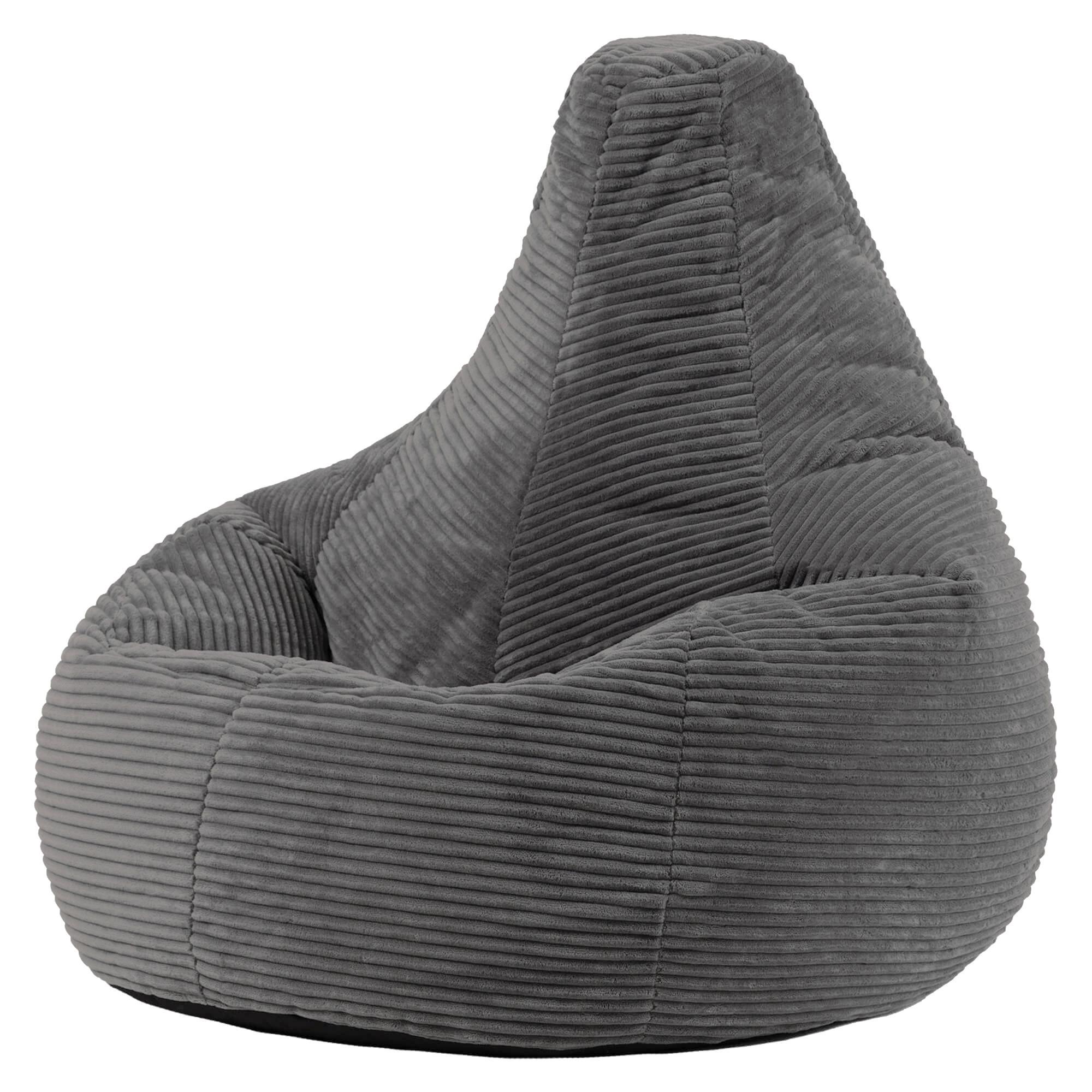 SITZSACK Dalton - Dunkelgrau, Textil (82/76/82cm) - icon